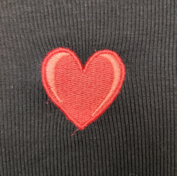 Wild Fable Black Crop Long Sleeve Shirt Size Extra Small - Picture 2 of 4